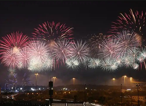 水富市焰火晚会